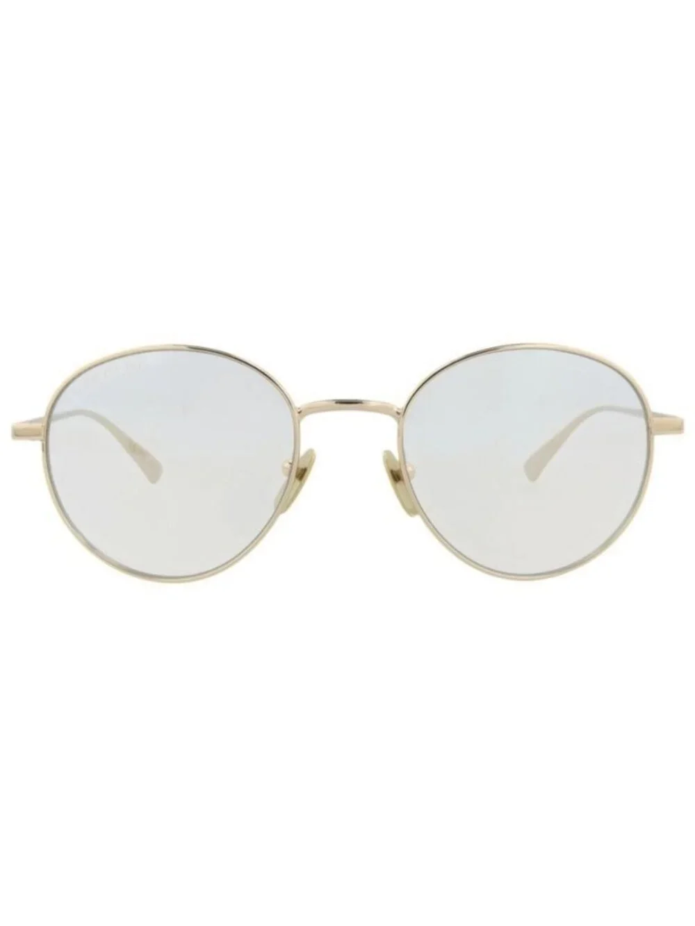 New Gucci Mens Round/Oval Gold Gold Transparent Fashion Designer Sunglasses